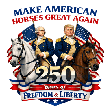 Make American Horses Great Again — 250 Years of Freedom & Liberty